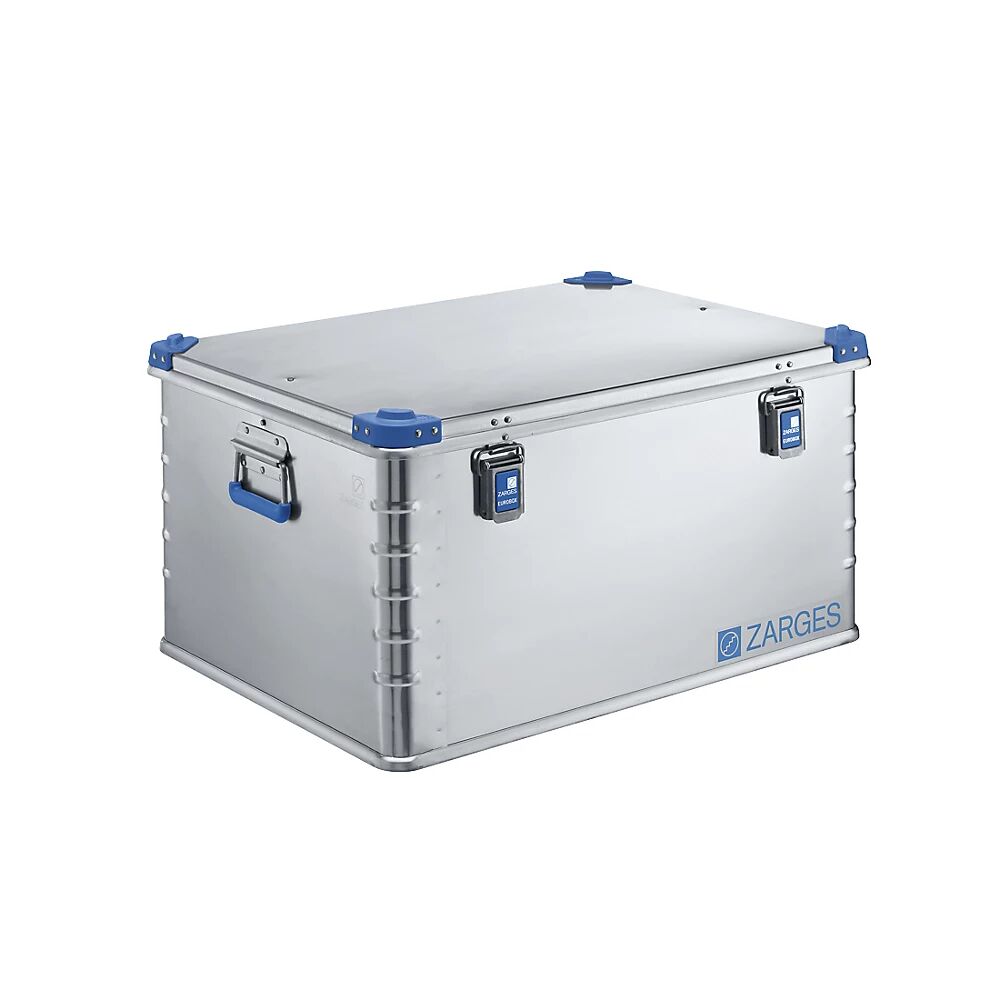 ZARGES Caja universal de aluminio, capacidad 157 l, medidas exteriores LxAxH800 x 600 x 410 mm