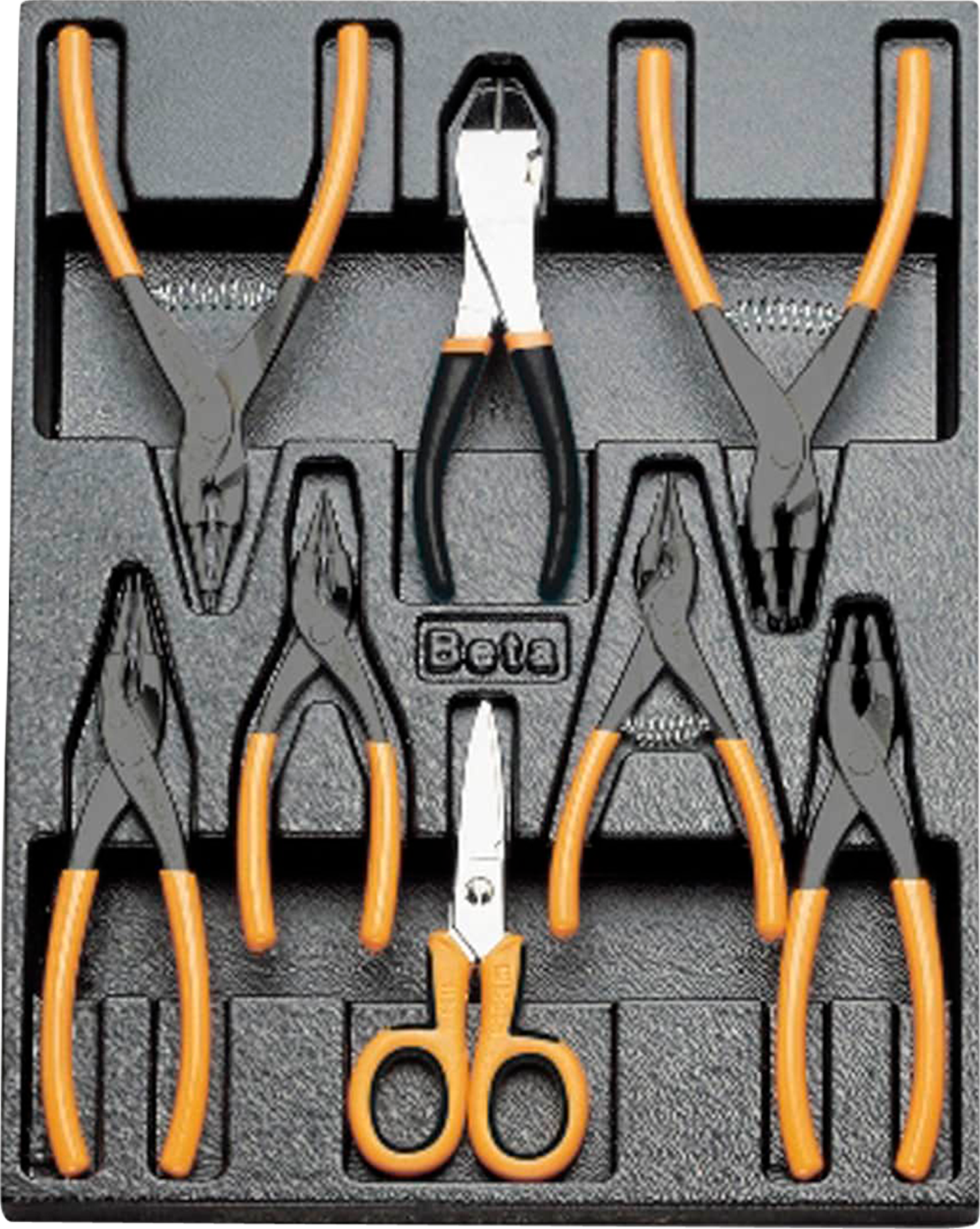 Beta Tools Termoformado rígido con surtido de herramientas T140-8