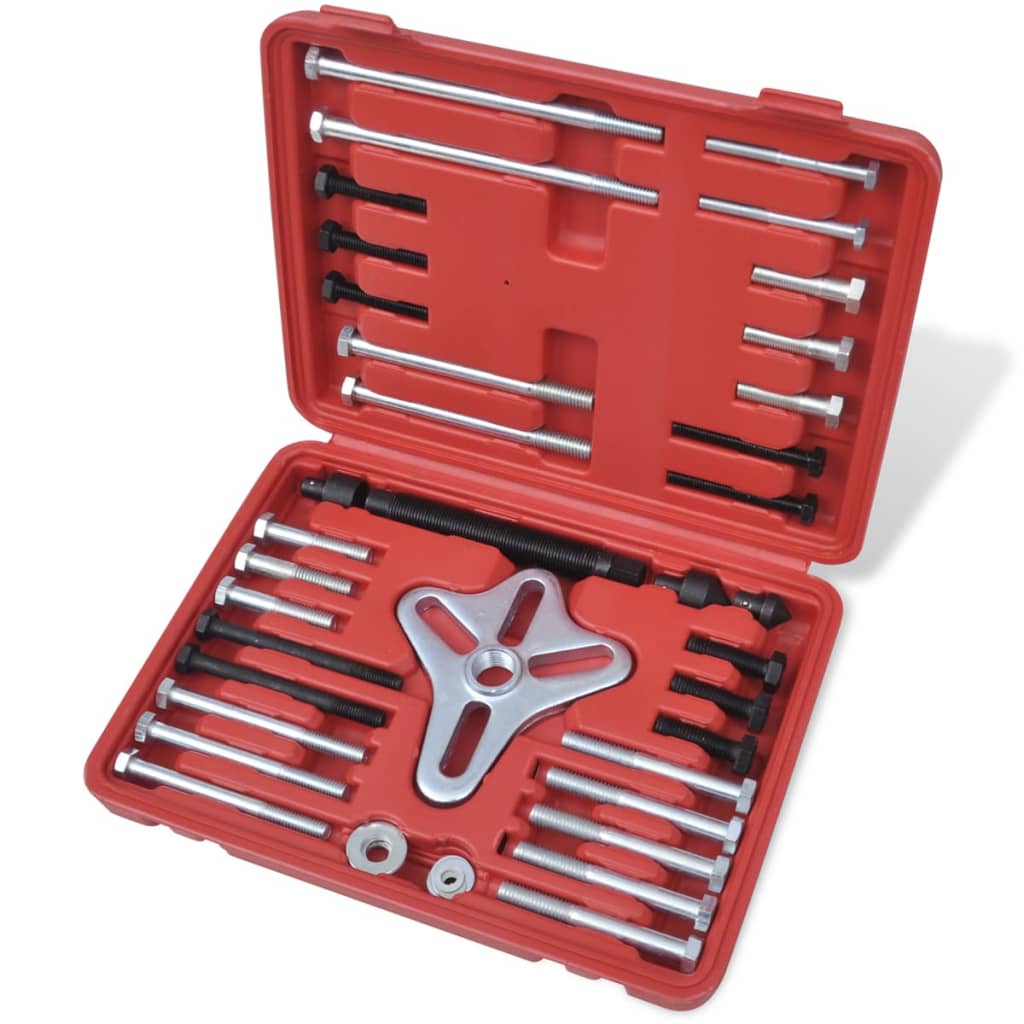 vidaXL Set herramientas extractoras de balanceadores armónicos, 45 piezas