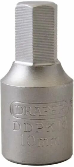 Draper Llave vaso para carter 3/8" hexagonal 10 mm.