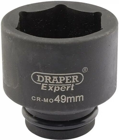 Draper Llave de vaso de impacto de 49 mm. 3/4". Hexagonal