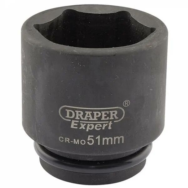Draper Llave de vaso de impacto de 51 mm. 3/4". Hexagonal
