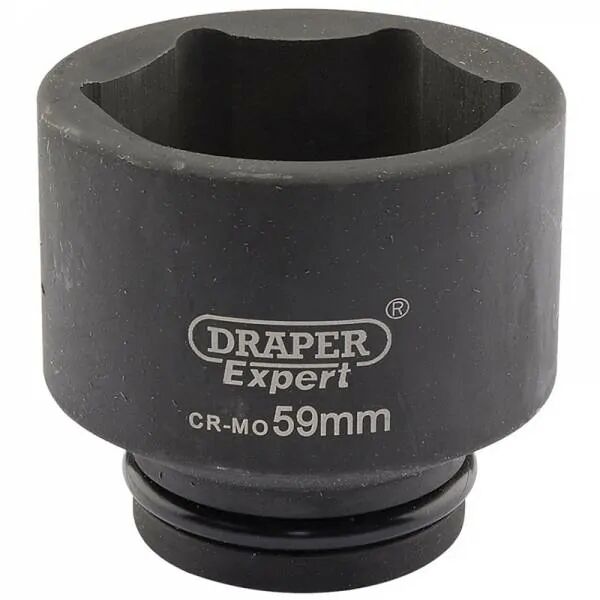 Draper Llave de vaso de impacto de 59 mm. 3/4". Hexagonal