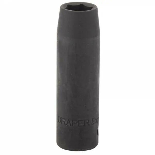 Draper Llave de vaso de impacto larga de 14 mm. 1/2". Hexagonal