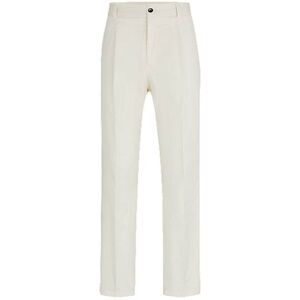 HUGO Formal trousers in performance-stretch cotton