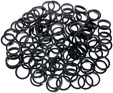 Stairville Snap Protector Ring Bk 100pcs