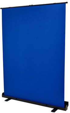 Stairville Blue Screen Roll-Up 1.5x2m