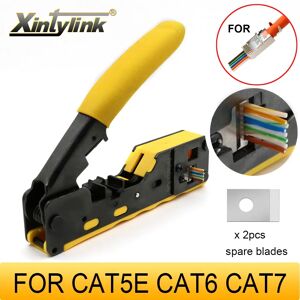 Xintylink pince à sertir réseau tout-en-un rj45 cat5 cat6 cat7 cat8 outils de sertissage réseau