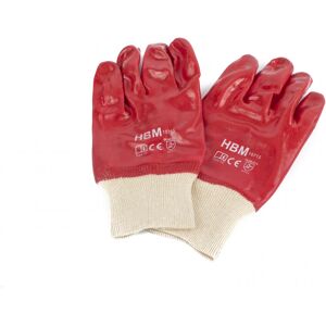 HBM Gants en PVC rouge de HBM