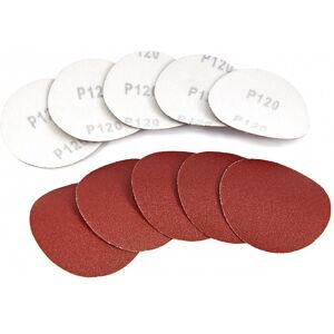 HBM Lot de 10 disques de ponçage velcro 75 mm, patins de ponçage K100