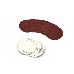 HBM Lot de 10 disques abrasifs 50 mm avec Velcro K150