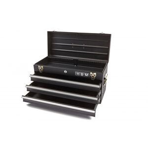 HBM Profi boîte à outils avec 3 tiroirs - NOIR