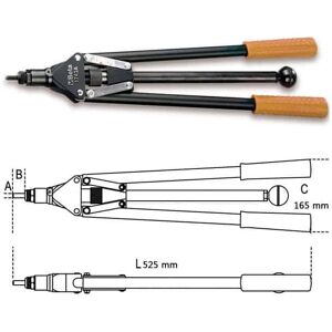 BETA Pince a rivet filete gros effort - 1742A - 017420100