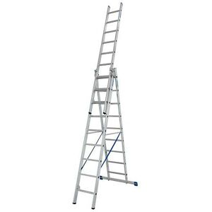 Echelle pliante Krause stabilo 3x9 echelons avec fonction escalier