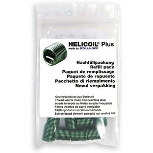 Filets rapportés Helicoil pour coffret de réparation Ø10mm Longueur 10mm pas de 15 sachet de 10 pièces