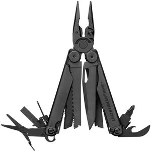 Pince Multifonctions wave®+ Black 18 Outils en 1 avec étui nylon Leatherman Noir