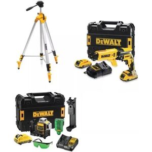 Dewalt - Pack plaquiste DCF620D2K-QW + DCE089D1G-QW + DE0733-XJ - packplaquiste - Publicité