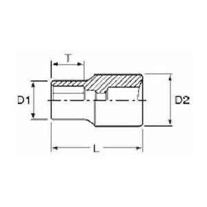 - 25670803 vaso 1/4 11MM M140511-C