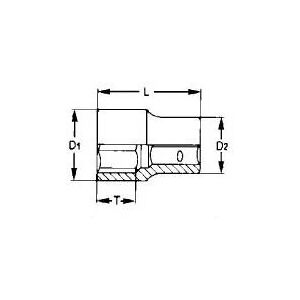 - 74310905 vaso 1/2 bihex 18MM M120518-C