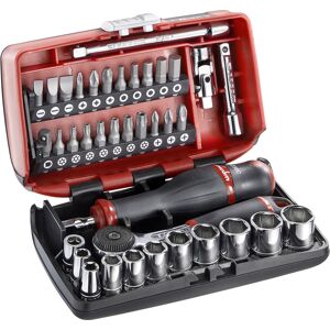 Facom Coffret clé à cliquet + douilles 1/4'' Facom (38 Pcs)