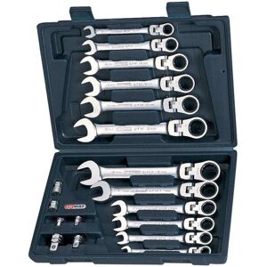 KS Tools 503.4868 Coffret de clés mixtes a cliquet a tete inclinable a verrouillage Gear plus - Publicité