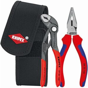 Knipex Mini-jeu de pinces en pochette de ceinture à outils - 00 20 72 V06 - Publicité