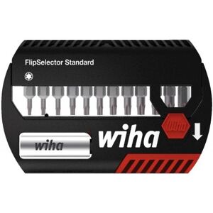 Coffret FLIPSELECTOR WIHA 13 Pièces TX : 12 Embouts TORX + Un porte embout 1/4 - 39124