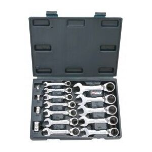 KS Tools Coffret mini clé mixte réversible à cliquet GEAR plus,16 pcs - 8 à 19 mm- avec a - Publicité