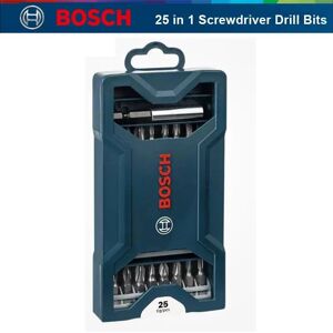 Bosch 25 pièces jeu d'embouts de tournevis électrique jeu d'embouts de perceuse électrique en forme de X pour outil électrique Bosch - Publicité