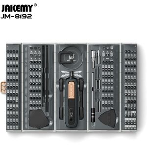 JM-8192 Ensemble d'outils de précision polyvalent 180-en-1 avec embouts en chrome vanadium Extracteurs de vis endommagée