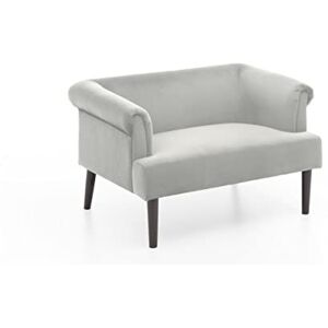 Atlantic Charlie Loveseats, Bois, Gris argenté, 118/85/88 cm - Publicité