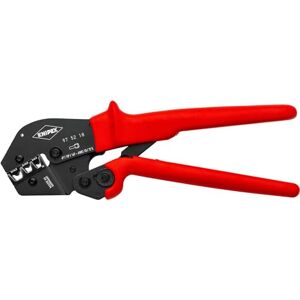 Knipex Pince à sertir également pour prise à deux mains brunie, gainées en plastique antidérapant 250 mm 97 52 18 - Publicité