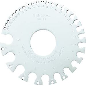 General Tools US Standard Sheet Metal Round Gage (21) - Publicité