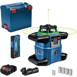 Bosch 18V System laser rotatif GRL 650 CHVG (laser vert, mises à niveau extérieures, avec application dédiée, portée : jusqu’à 650 m, dans L-boxx) - Publicité