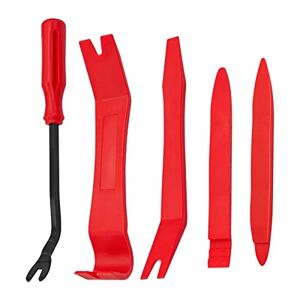 Outil Demontage Garniture Voiture, Lot de 4 Outils Plastique Dur pour  Voiture Radio Audio Garniture Intérieure Dash Tableau de Bord