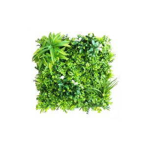 Mur vegetal artificiel - Manoir champetre - Interieur et exterieur - 0.5m x 0.5m