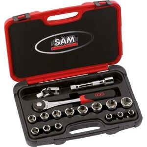 SAM Coffret mixte cliquets et douilles (Ref: 75-SH17PA)