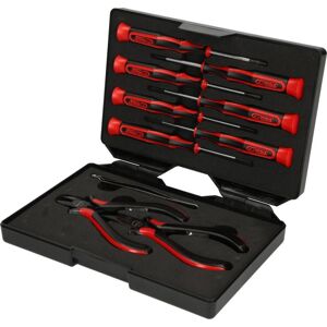 KS TOOLS Coffret de pinces et tournevis electroniques (Ref: 500.7180)