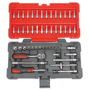 KS TOOLS Coffret cliquets et douilles 1/4