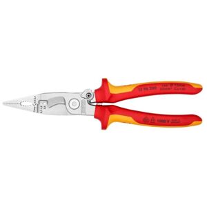 KNIPEX Pince pour installations électriques chromée 200mm - KNIPEX - 13 96 200