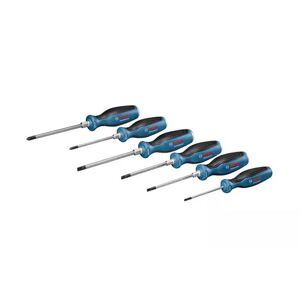 Bosch Set de 6 tournevis plat/PH Professional - BOSCH - 1600A016BF