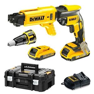 DeWalt Visseuse plaquiste 18V + 2 batteries 2Ah + chargeur + coffret TSTAK - DEWALT - DCF620D2K-QW