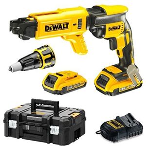 Visseuse plaquiste 18V + 2 batteries 2Ah + chargeur + coffret TSTAK - DEWALT - DCF620D2K-QW - Publicité