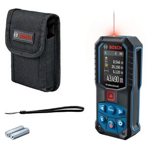 Bosch Télémètre laser 2x1,5V GLM 50-27 C Professional rouge + 2 piles AA - BOSCH - 0601072T00