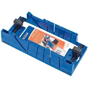 Draper Tools Boîte à onglets avec dispositif de serrage Bleu 09789 Bleu - Publicité