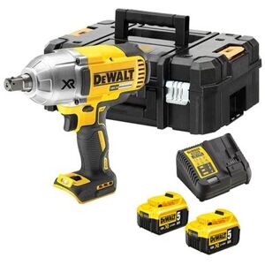 Boulonneuse à chocs 18V XR + 2 batteries 5 Ah + chargeur en coffret T-STAK - DEWALT - DCF899P2-QW - Publicité