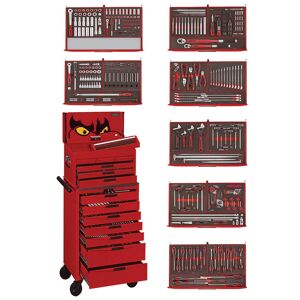 Teng Tools Servante d'outils professionnelle complète 417 pcs Teng Tools