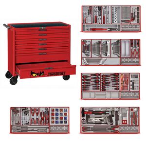 Teng Tools Servante rouge midi 7 tiroirs Teng Tools