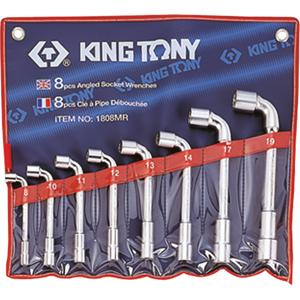 KINGTONY Trousse de 8 clés à pipe 8-10-11-12-13-14-17-19mm unisexe - Publicité