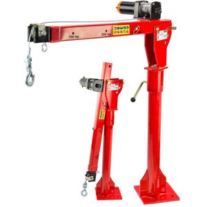 Dema Grue Hayon pick-up + treuil électrique 300 kg 12 V flèche 900-1450 mm